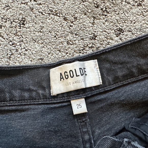 Agolde Riley crop Denim Jeans - Picture 3 of 5